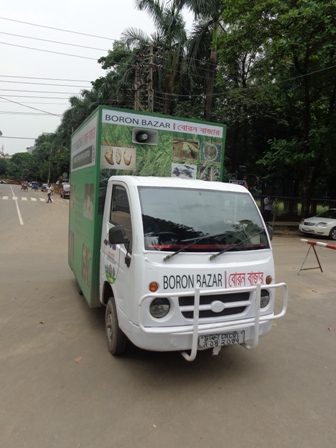 Boron Bazar Van Campaigning